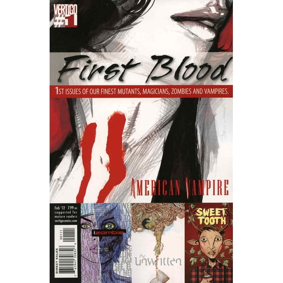 Vertigo: First Blood #1 VF ; DC/Vertigo Comic Book