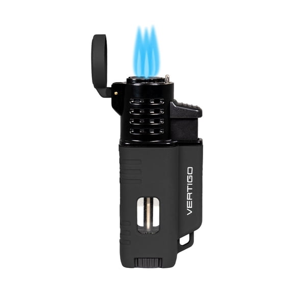 Vertigo Forester Triple Torch Lighter – Black