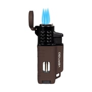 Vertigo Forester Triple Torch Lighter   Brown