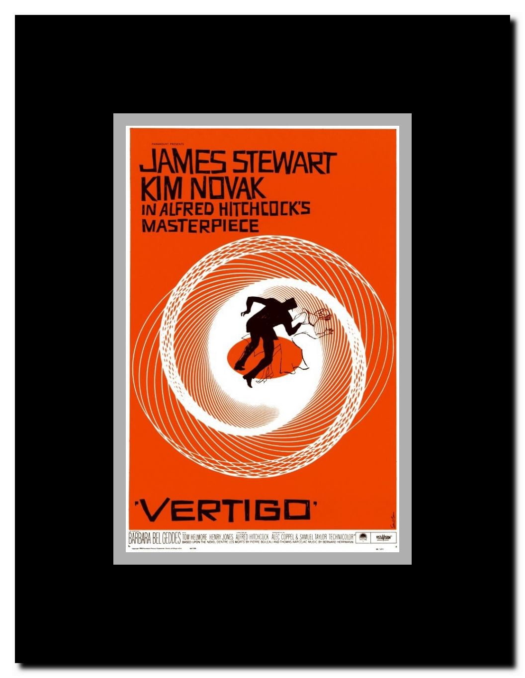 Vertigo Framed Movie Poster