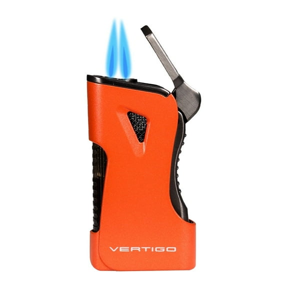 Vertigo Nitro Double Torch Lighter - Orange