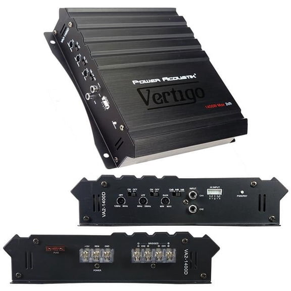 Vertigo Series 2 Channel Amplifier 1400W Max