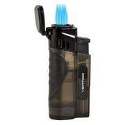 Vertigo Stinger Torch Lighter with Punch Cutter, Black