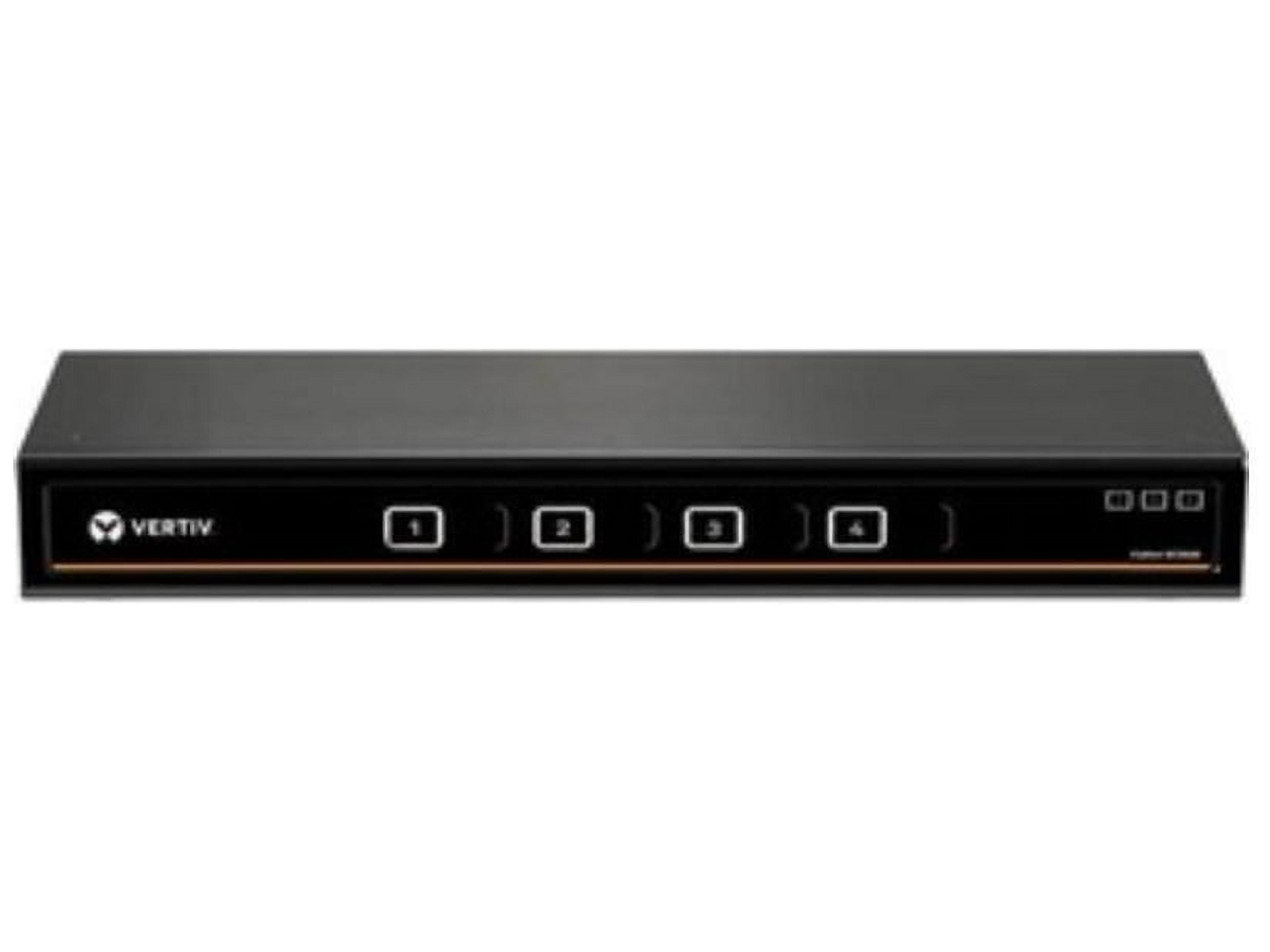 Vertiv Cybex SC800 Secure KVM| 4 Port Universal DP/H Single Display| CAC PP4.0