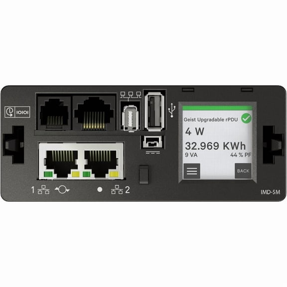 Vertiv Geist Switched Rack PDU with Next Generation IMD 1U| 30A| 208V| 12 Combination C13/C19 Receptacles| NEMA L6-30P Plug| 4.9kW| VP5N31A1
