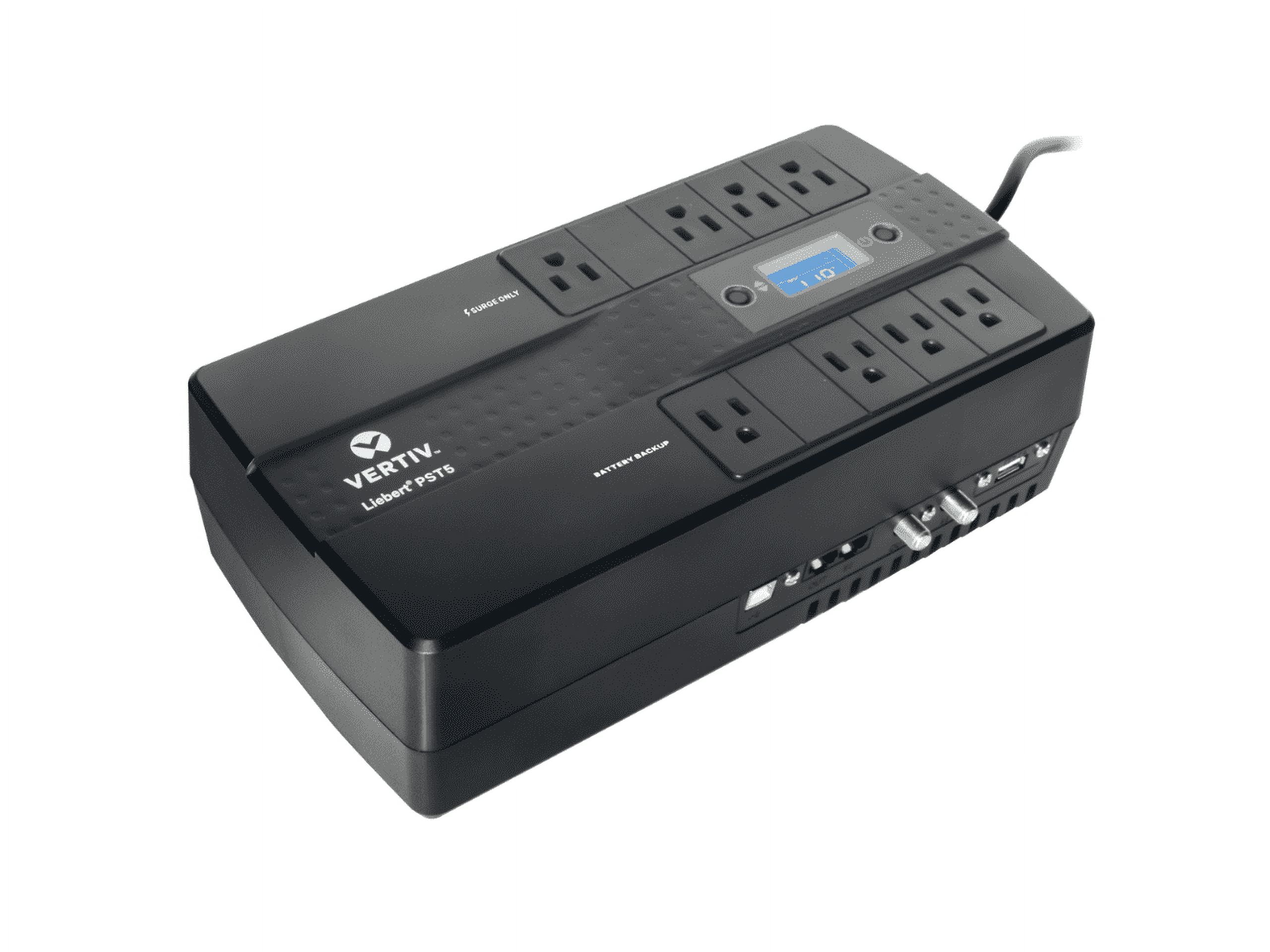 Vertiv Liebert PST5 UPS - 850VA/500W 120V| Battery Backup & Surge Protection - 8 Outlets | Energy Star Certified| 3-Year Warranty