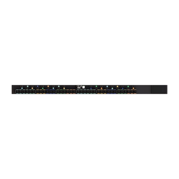 Vertiv PowerIT JMUU5MIZ1-36CF13-8HW56A9BXX-S - Power distribution unit (rack-mountable) - AC 200-240/346-415 V - 57.6 kW - 3-phase WYE - Ethernet 10/100/1000, RS-232, USB - input: hardwire - output connectors: 36 (IEC 60320 C13/C19) - 0U - 66" - 10 ft cord - black powder coat