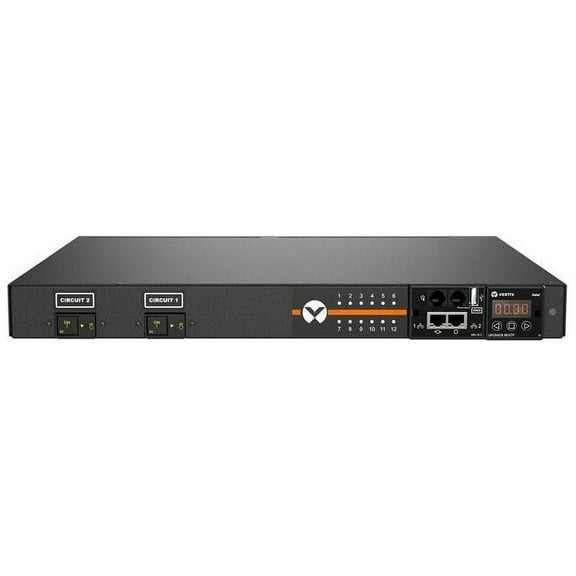 Vertiv VP53100 Geist Switched Rack Power Distribution Unit - 1U Rack| 30A| C13/C19| L6-30P| Horizontal PDU