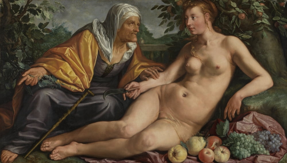 Vertumnus And Pomona Canvas Art - (36 x 24)