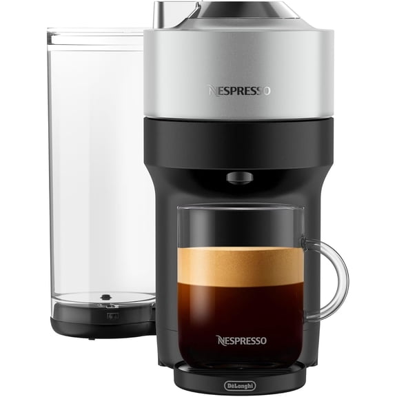 Vertuo Pop+ Deluxe Coffee & Espresso Maker, Silver