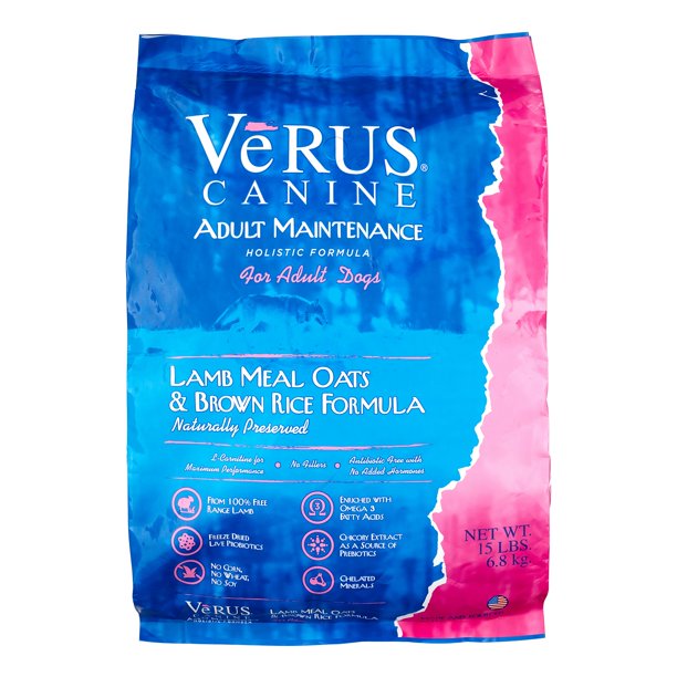 Verus Adult Maintenance Lamb Meal, Oats & Brown Rice Recipe Dry Dog