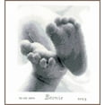thumbnail image 1 of Vervaco Counted Cross Stitch Kit Little Baby Feet 7.2" x 8", 1 of 2