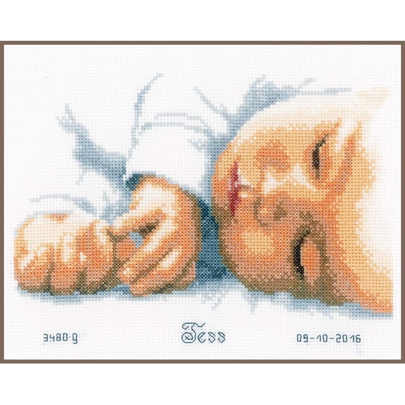 Vervaco Counted Cross Stitch Kit Newborn PN-0154563