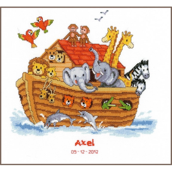 Vervaco Counted Cross Stitch Kit Noah's Ark PN-0143716