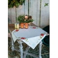 thumbnail image 1 of Vervaco Counted Cross Stitch Tablecloth Kit 32"X32"-Christmas Flowers (10.5 Count), 1 of 3
