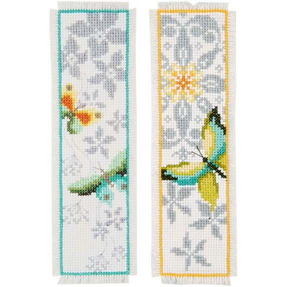 Vervaco Cross Stitch Bookmark Butterfly (Set of 2) PN-0165133