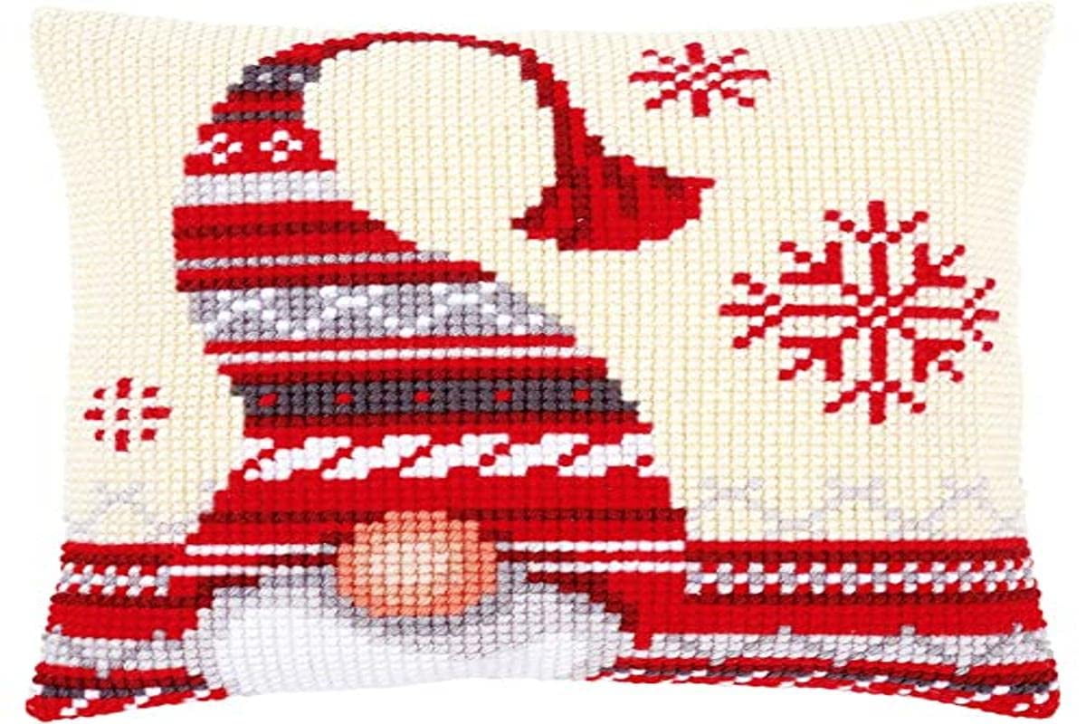 Vervaco Cross Stitch Cushion Kit Christmas Elf PN-0156877