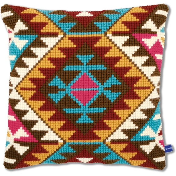 Vervaco Ethnic Print Cushion Cross Stitch Kit