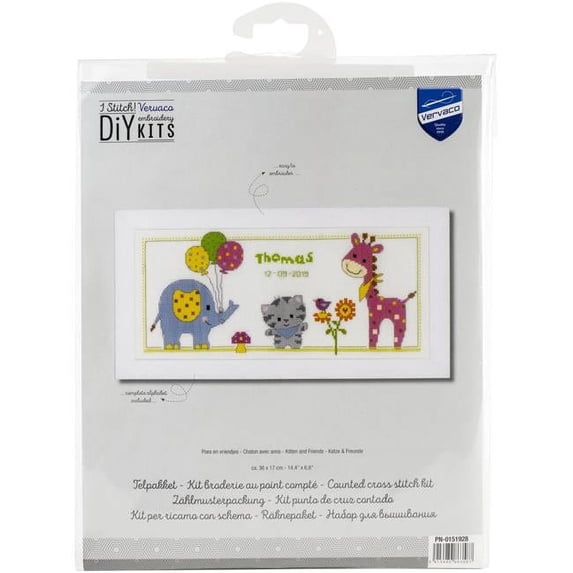 Vervaco Kitten & Friends (14 Count)