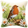 thumbnail image 1 of Vervaco® Robin Pillow Cover II Needlepoint Kit, 1 of 1