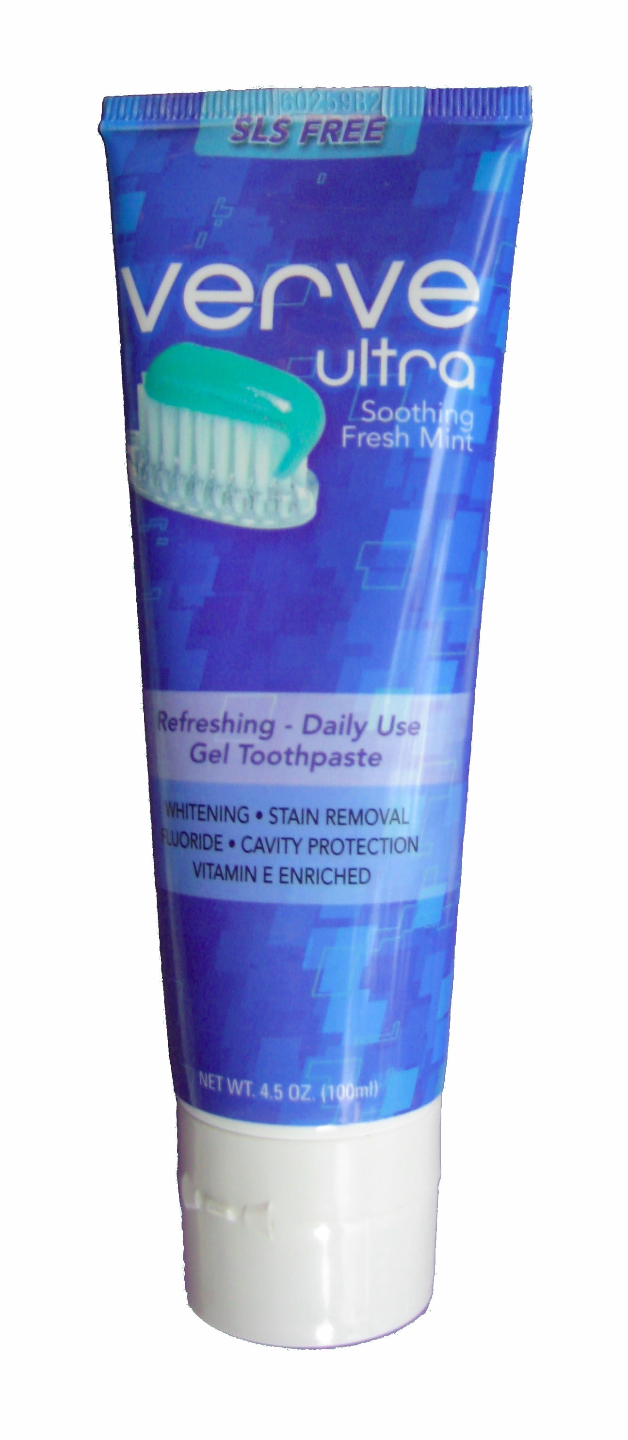 Verve Ultra SLS-Free Toothpaste 4.5 oz. (Pack of 4)