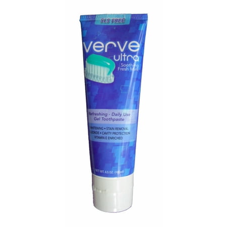 Verve Ultra SLS-Free Toothpaste 4.5 oz. (Pack of 4)