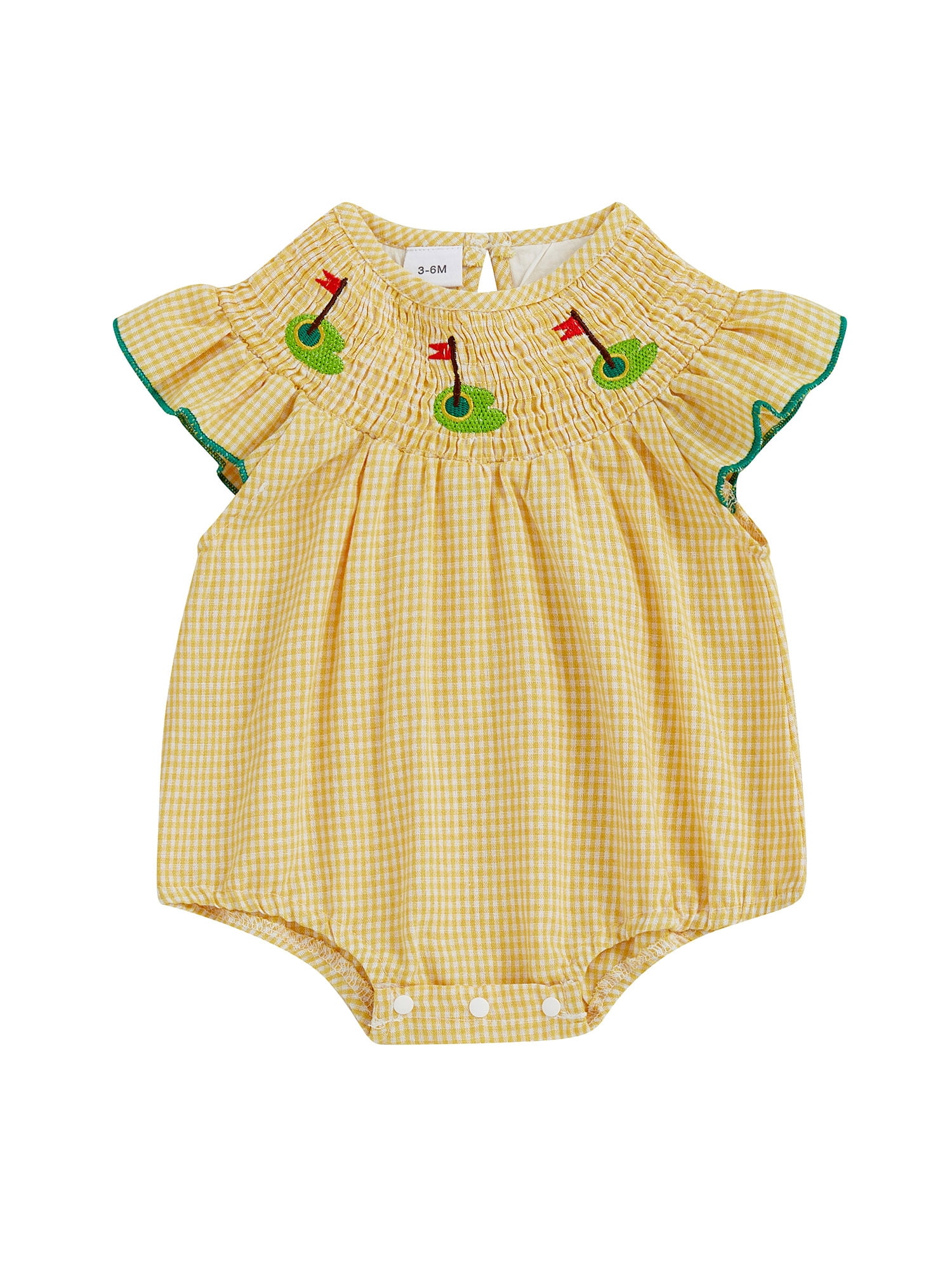 Newborn Baby Girl Hunting Outfit Mallard Duck Embroidery...