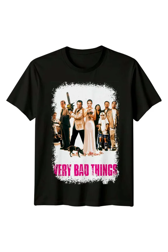 Very Bad Things (1998) Movie Poster Inspired T-Shirt Retro 90s Tee Unisex