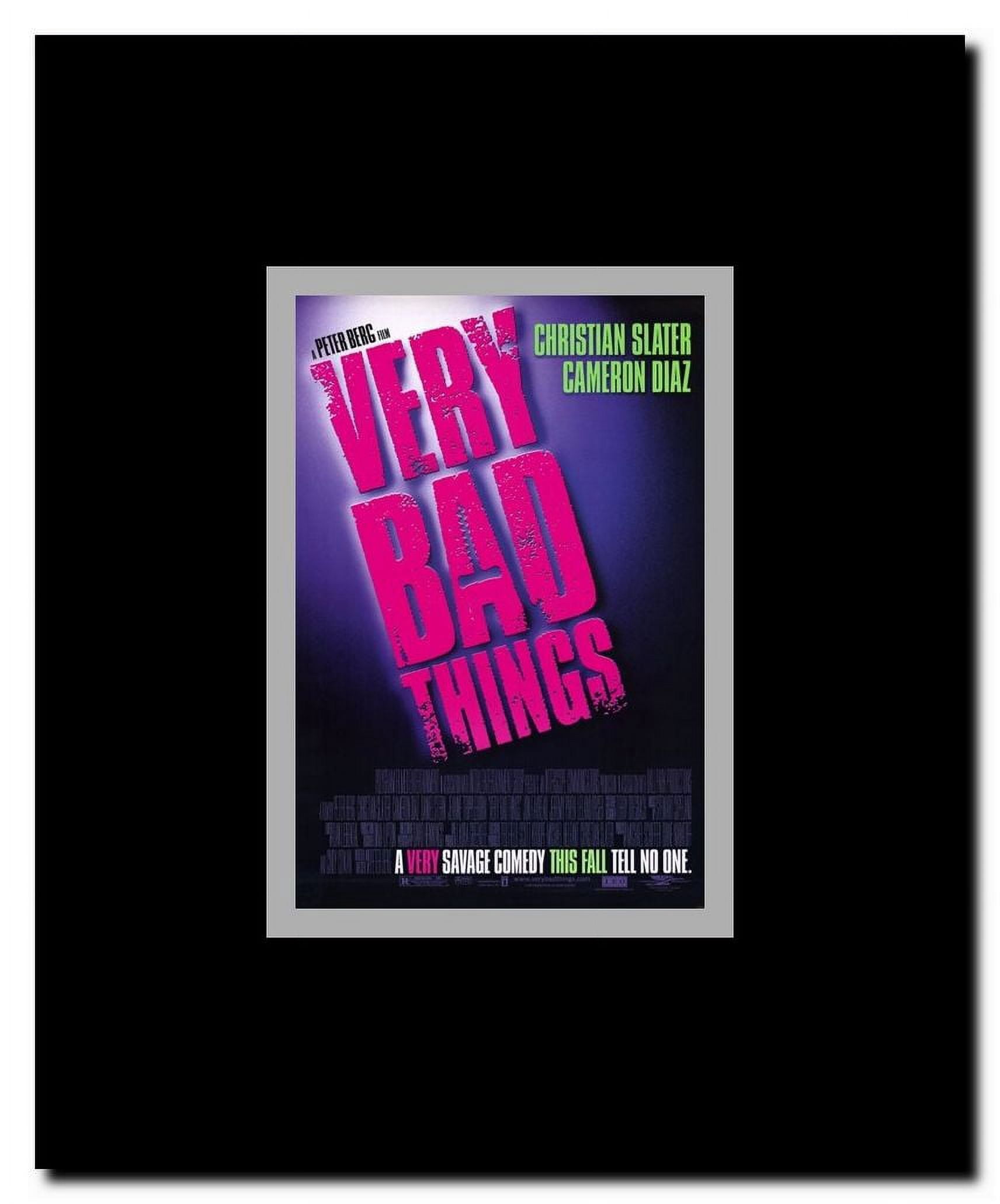 Very Bad Things Framed Movie Poster