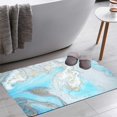 thumbnail image 1 of Very Beautiful Natural Luxury Bath Rugs 16x24 Inch Non Slip Bath Mat Quick Dry Super Absorbent Thin Bath Rug Fit Under Door Washable Bath Floor Rugs for Bathroom Bathtub Shower Sink,Multi 1, 1 of 6
