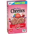 thumbnail image 1 of Very Berry Cheerios, Heart Healthy Gluten Free Breakfast Cereal, Family Size, 18.6 oz, 1 of 16