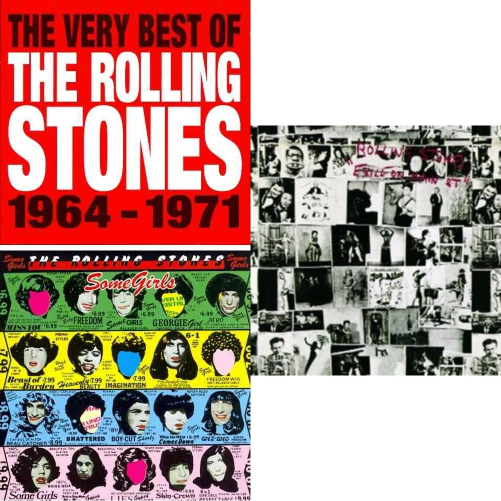 Very Best Of The Rolling Stones 1964 -1971 & Some Girls & Exile On Main Street [CD Bundle]