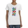 thumbnail image 1 of Very Colorful Butterfly Collage T-Shirt Women -Image by Shutterstock, Female XX-Large, 1 of 4