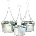 thumbnail image 1 of Very Cool Stuff VCSFZHP14 14 in. Zinc Hanging Planter, 1 of 1
