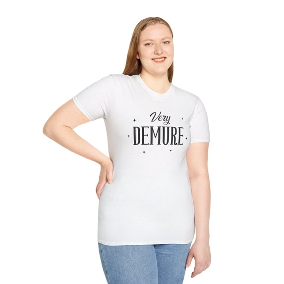 Very Demure, Gildan Unisex Softstyle T-Shirt, Trending Demure, S-3XL