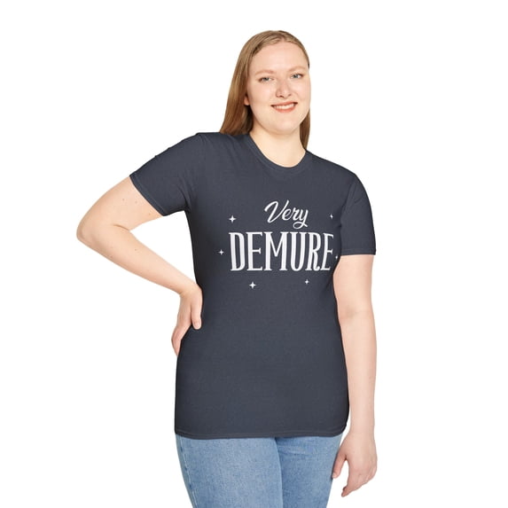 Very Demure, Gildan Unisex Softstyle T-Shirt, Trending Demure, S-3XL