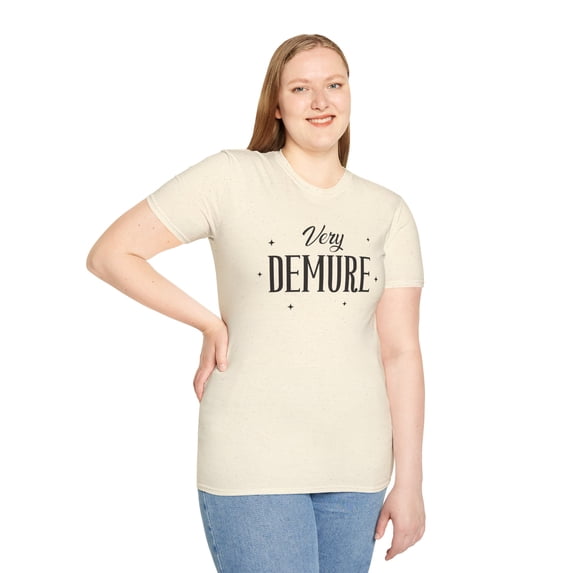 Very Demure, Gildan Unisex Softstyle T-Shirt, Trending Demure, S-3XL
