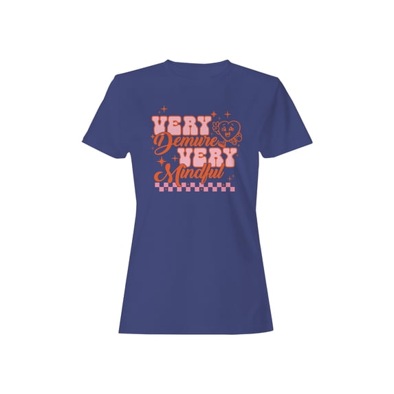 Very Demure Very Mindful Graphic Women's T-shirt