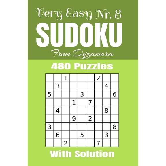 Very Easy Sudoku Nr.8: 480 puzzles with solution