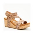 thumbnail image 1 of Very G Women's Casper Tooled Wedge Sandals - VGWS0076 8 M, 1 of 7