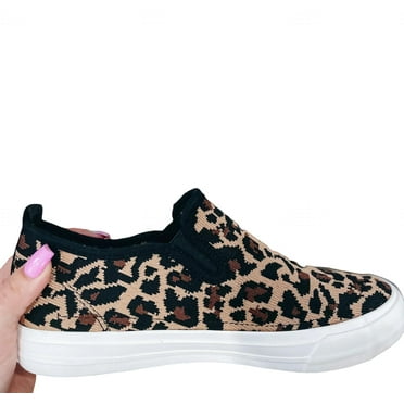 Very G Women's So Fly Leopard Slip On Sneakers