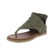 Very G Womens Alexander Pull On Covered Thong Sandals