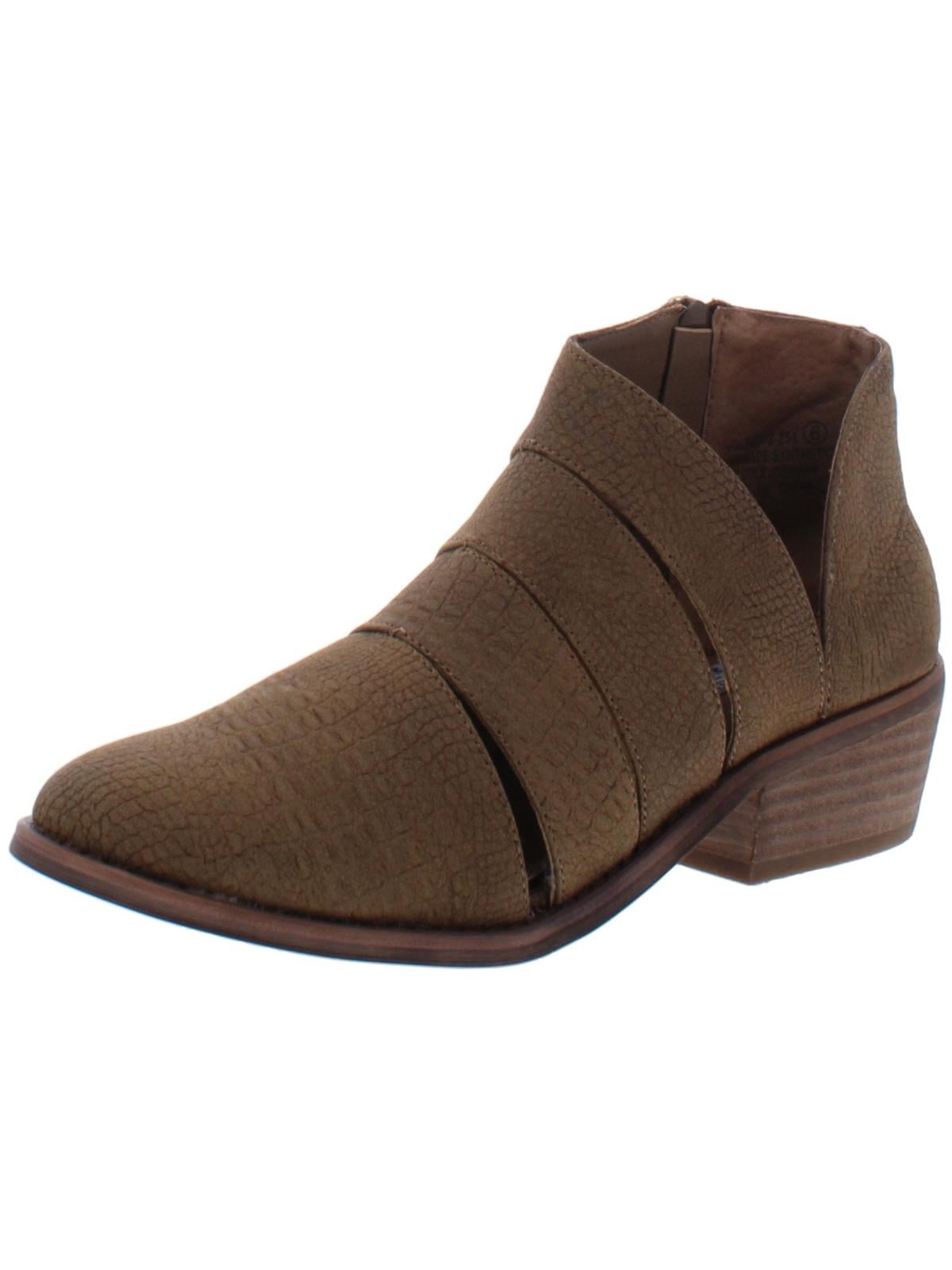 high block heel booties