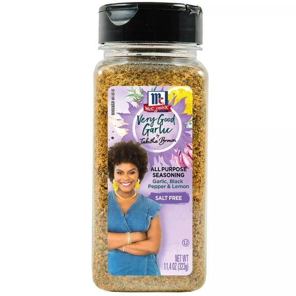 Very Good Garlic by Tabitha Brown All-Purpose Salt-Free Seasoning (11.4 Ounce)