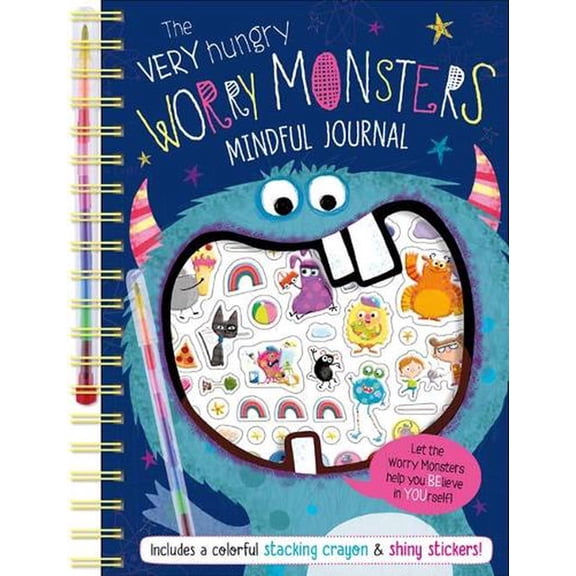 Very Hungry Worry Monsters Mindful Journal