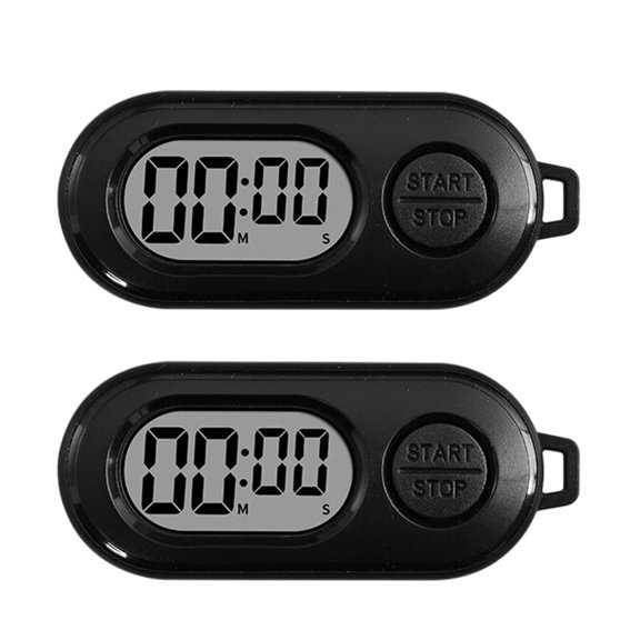 Very Light Pocket Timer With Key Link For Sports Cooking Time Management