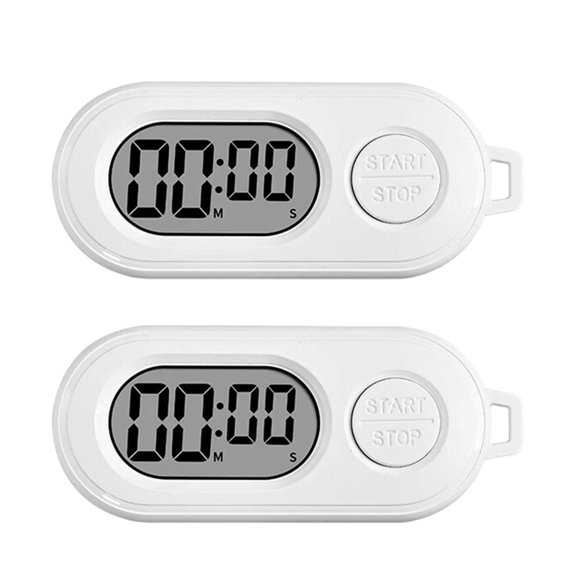 Very Light Pocket Timer With Key Link For Sports Cooking Time Management