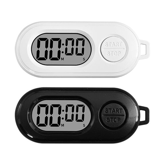 Very Light Pocket Timer With Key Link For Sports Cooking Time Management