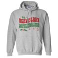 thumbnail image 1 of Very Merry Computer Programmer Hoodie Sweatshirt Unisex Small Grey, 1 of 5