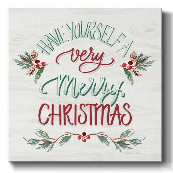 Very Merry- Gallery Wrapped Canvas